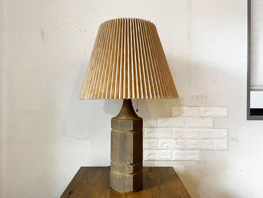 トラックファニチャー TRUCK FURNITURE テーブルランプ TABLE LAMP T-NA5 麻シェード 楢材ベース 3灯式 H80cm ビンテージスタイル ◎