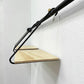 ドローアライン DRAW A LINE テンションロッド Tension Rod B ＆ シェルフ Shelf A 2枚 115～190cm ブラック 3点セット 突っ張り棒 ウォールシェルフ ●