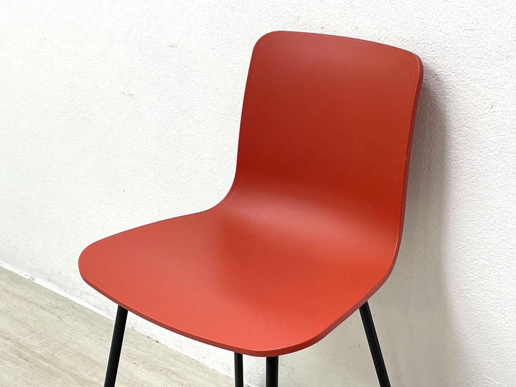 ヴィトラ vitra. ハル チューブ HAL Tube スタッカブル Stackable ダイニングチェア ブリック レッド ジャスパー・モリソン 定価￥44,000- ●