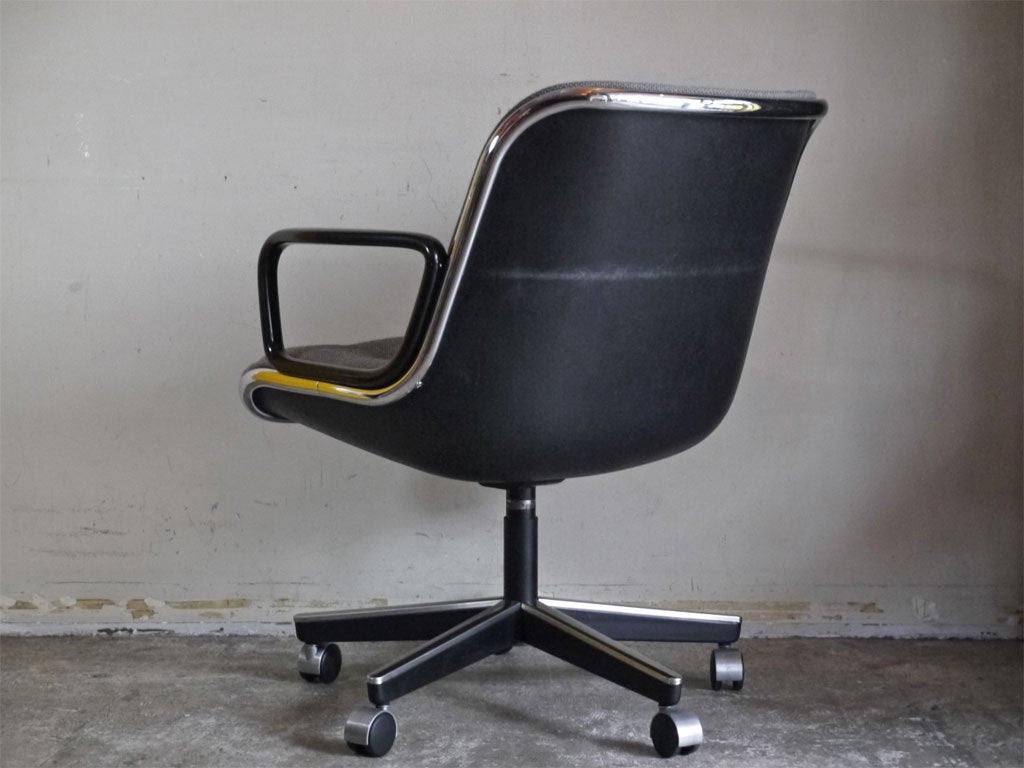 ノル Knoll ポロックチェア Pollock Exective Chair グレー ファブリック キャスター ワークチェア デスクチェア チャールズ・ポロック Charles Pollock ■