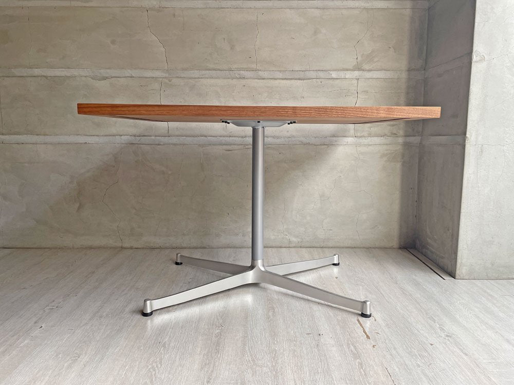 グリニッチ greeniche カフェテーブル Cafe Table 900×700 ウォールナット材 Xレッグ ミッドセンチュリースタイル 定価78,000-  ♪