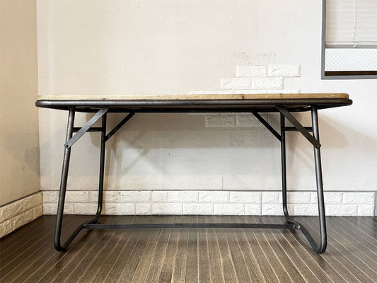 クラッシュゲート CRASH GATE ノットアンティークス Knot antiques バトン2 BATON II TABLE ダイニングテーブル W140cm 定価￥55,000- 廃番 ◎