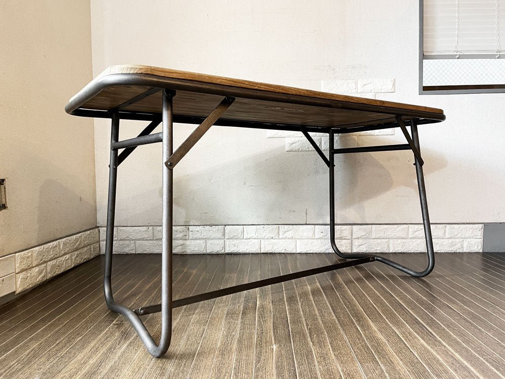 クラッシュゲート CRASH GATE ノットアンティークス Knot antiques バトン2 BATON II TABLE ダイニングテーブル W140cm 定価￥55,000- 廃番 ◎