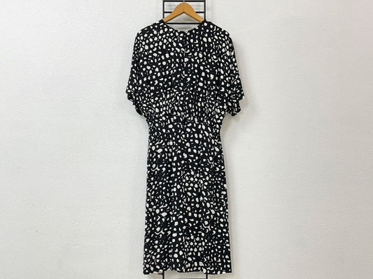 マリメッコ marimekko ヴァタヌオッタ ドレス ワンピース Vatanuotta Batha Dress 36サイズ ビスコースクレープ素材 Paavo Halonen フィンランド 美品 ●