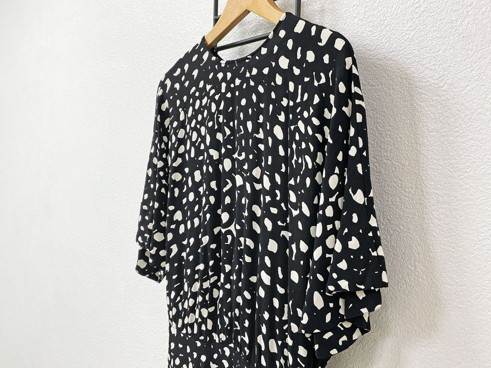 マリメッコ marimekko ヴァタヌオッタ ドレス ワンピース Vatanuotta Batha Dress 36サイズ ビスコースクレープ素材 Paavo Halonen フィンランド 美品 ●