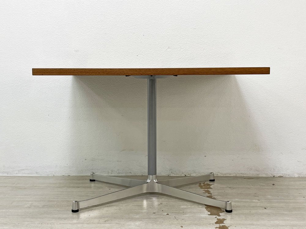 グリニッチ greeniche カフェテーブル Cafe Table 900×700 ウォールナット材 Xレッグ ミッドセンチュリースタイル 定価￥78,000- ●