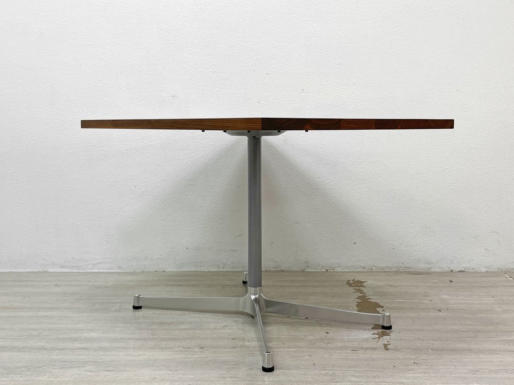 グリニッチ greeniche カフェテーブル Cafe Table 900×700 ウォールナット材 Xレッグ ミッドセンチュリースタイル 定価￥78,000- ●