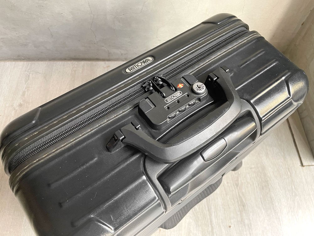 リモワ RIMOWA サルサ SALSA ビジネストロリー 23L 2輪 ブラック キャリーケース スーツケース TSAロック 機内持ち込み可 ♪