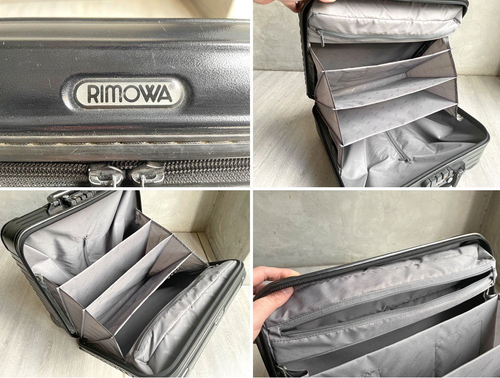 リモワ RIMOWA サルサ SALSA ビジネストロリー 23L 2輪 ブラック キャリーケース スーツケース TSAロック 機内持ち込み可 ♪