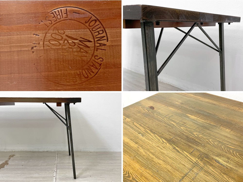 ジャーナルスタンダードファニチャー journal standard Furniture シノン ダイニングテーブル CHINON DINING TABLE M 杉古材 定価￥96,800- ●