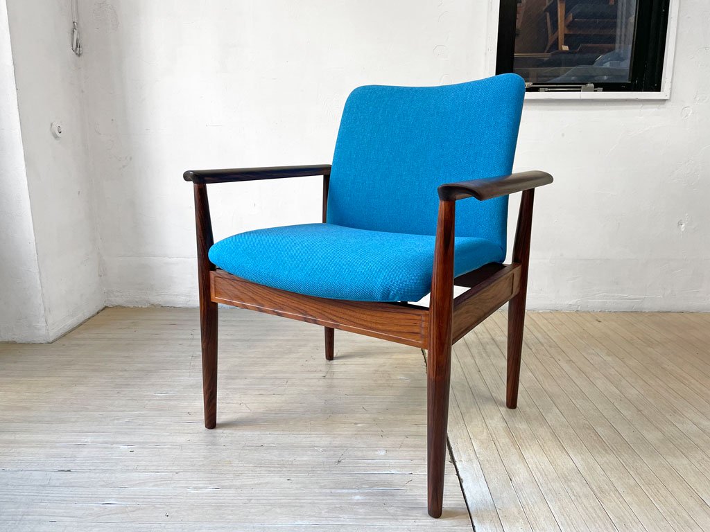 カド CADO No.209 ディプロマットチェア Diplomat Chair ラウンジチェア アームチェア  ローズウッド材 フィン・ユール Finn Juhl デンマーク 北欧ビンテージ ★