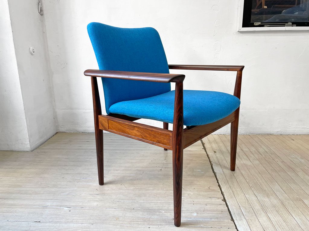 カド CADO No.209 ディプロマットチェア Diplomat Chair ラウンジチェア アームチェア  ローズウッド材 フィン・ユール Finn Juhl デンマーク 北欧ビンテージ ★