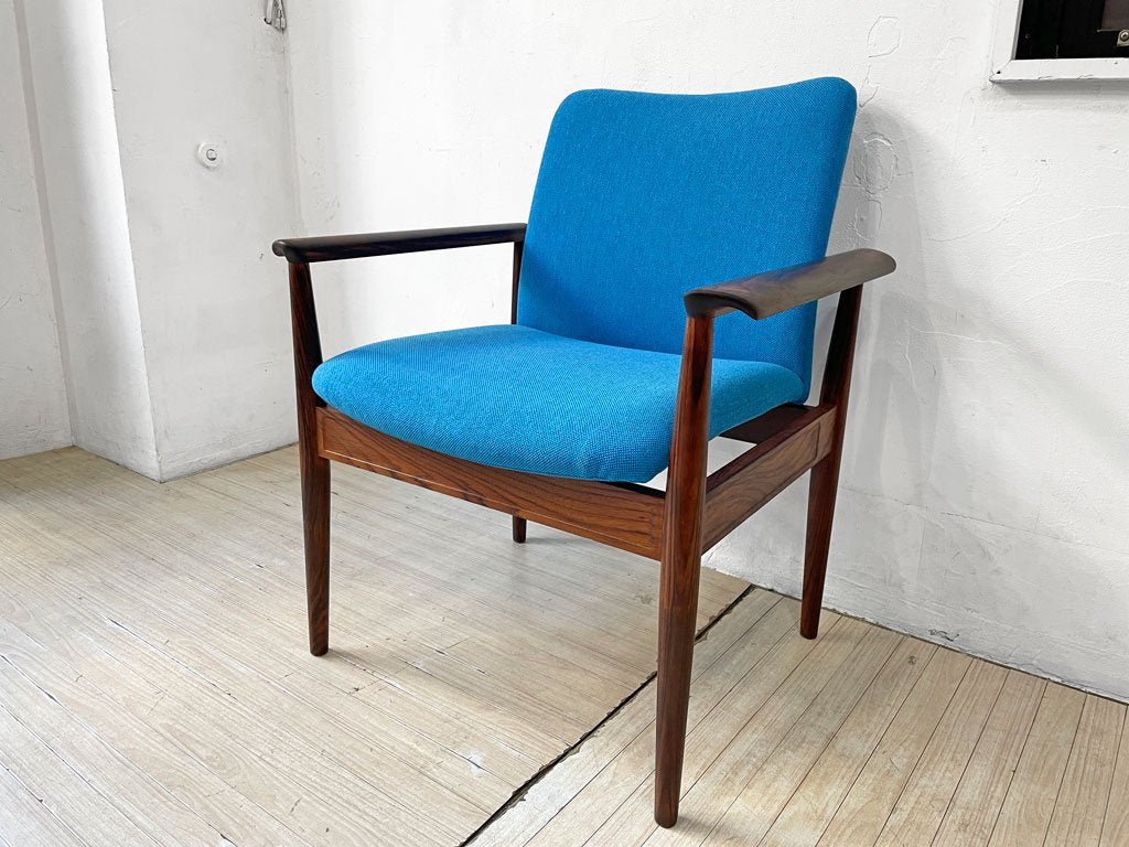 カド CADO No.209 ディプロマットチェア Diplomat Chair ラウンジチェア アームチェア  ローズウッド材 フィン・ユール Finn Juhl デンマーク 北欧ビンテージ ★