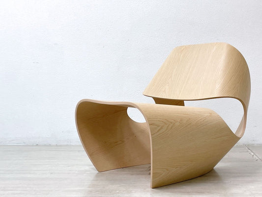 メイドインレシオ Made in Ratio カウリーチェア Cowrie Chair ラウンジチェア ナチュラルアッシュ ブロディ・ニール プライウッド コテンポラリーモダン ●