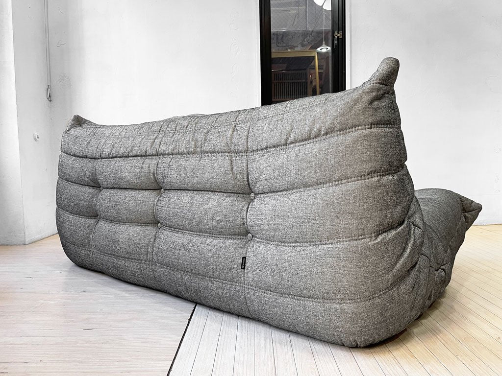 リーンロゼ ligne roset トーゴ TOGO 3Pソファ 3人掛け ファブリック ミッシェル・デュカロワ Michel Ducaroy 参考定価￥341,000- 美品 ★