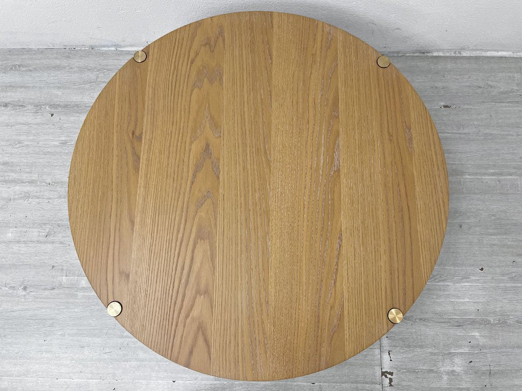 タイムレスコンフォート TIMELESS COMFORT FURNITURE こたつテーブル QUARTET ROUND KOTATSU TABLE w90cm ●