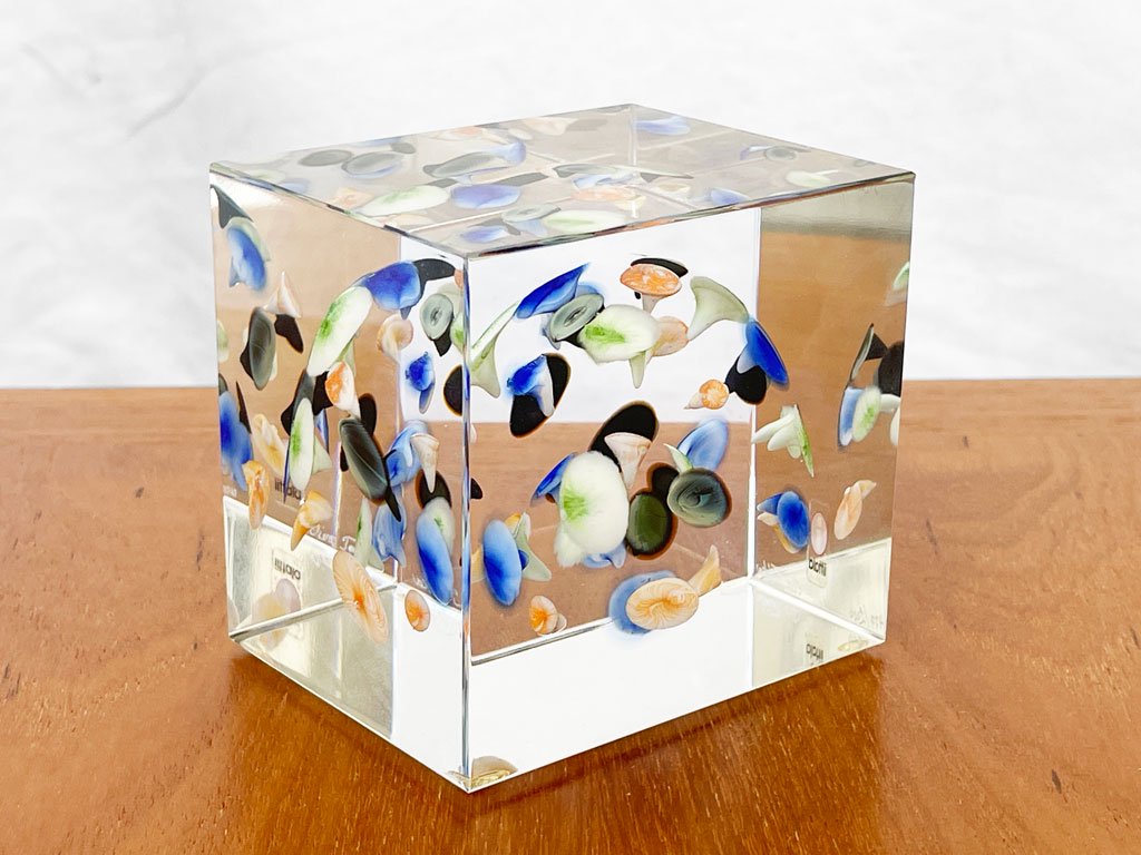 イッタラ iittala アニュアルキューブ Annual Cube 2005年 477/2000 オイバ・トイッカ Oiva Toikka オリジナルケース付 A ◇