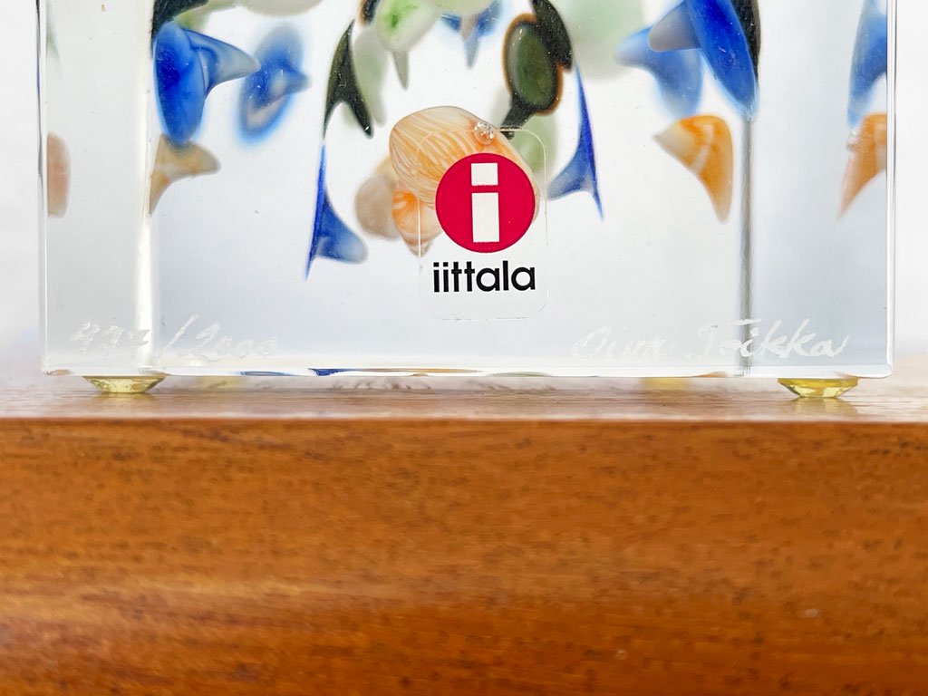 イッタラ iittala アニュアルキューブ Annual Cube 2005年 477/2000 オイバ・トイッカ Oiva Toikka オリジナルケース付 A ◇