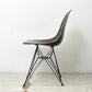 ハーマンミラー Herman Miller サイドシェルチェア セカンド 2nd FRP シールブラウン Seal Brown エッフェルベース C&Rイームズ ビンテージ ●