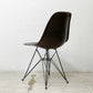 ハーマンミラー Herman Miller サイドシェルチェア セカンド 2nd FRP シールブラウン Seal Brown エッフェルベース C&Rイームズ ビンテージ ●