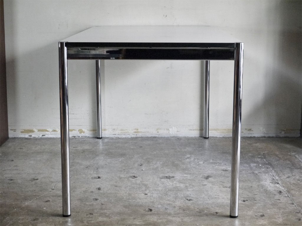 USMハラー USM Haller モジュラーファニチャー Modular Furniture ハラーテーブル ワークデスク W150cm パールグレーラミネート天板 ■