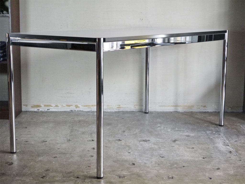 USMハラー USM Haller モジュラーファニチャー Modular Furniture ハラーテーブル ワークデスク W150cm パールグレーラミネート天板 ■