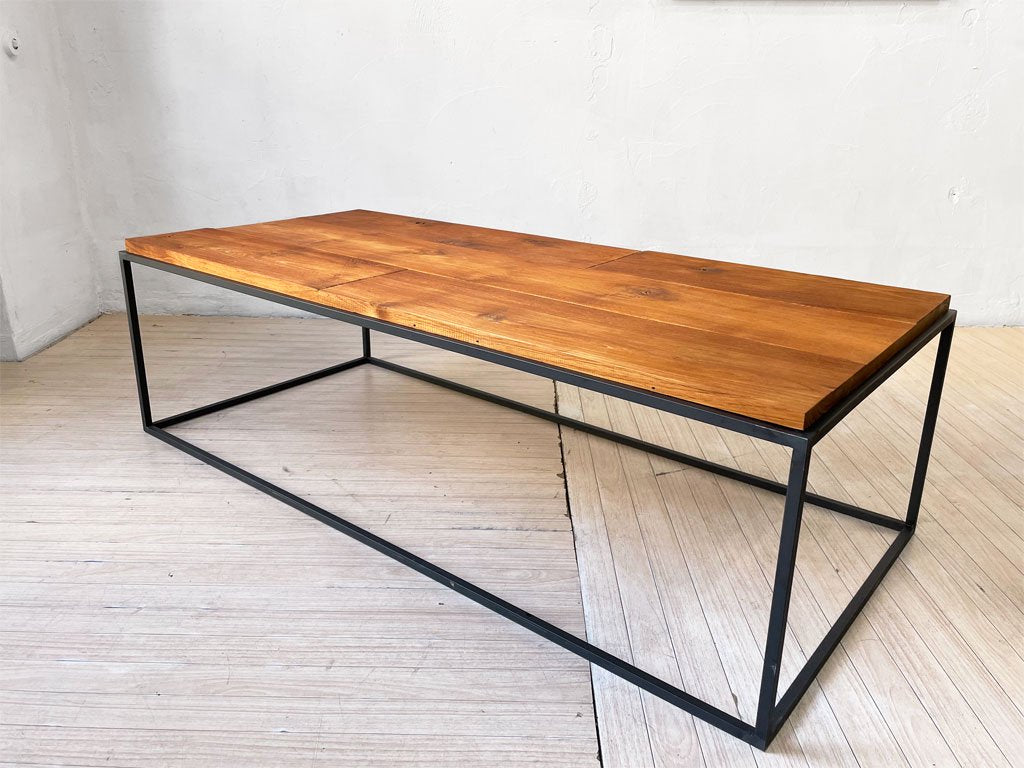 イデー IDEE フレイム テーブル FRAME TABLE 1200 ローテーブル オールドチーク無垢材 オイルフィニッシュ 参考価格 ￥105,000- ★