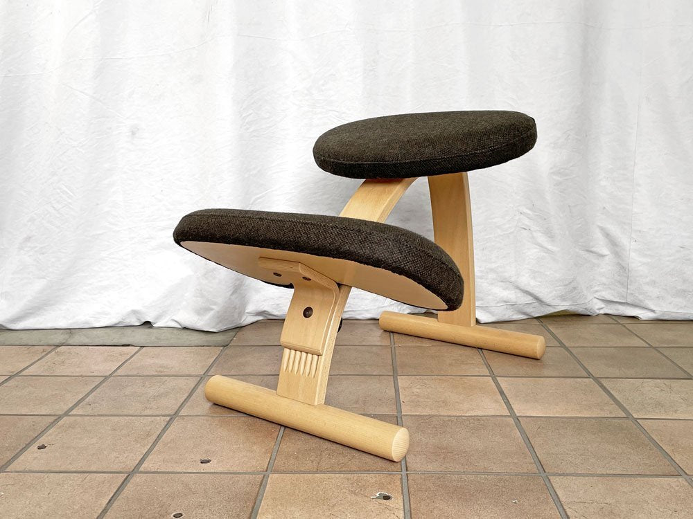 リボ RYBO バランスイージー Balance Easy バランスチェア グレー 学習椅子 姿勢矯正 ノルウェー ◇