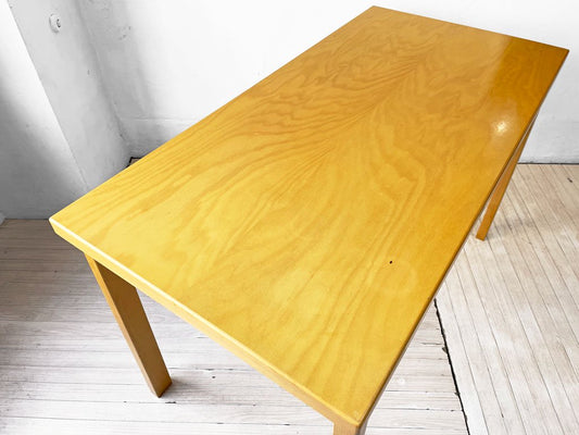 アルテック artek テーブル 80A TABLE 80A ダイニングテーブル デスク アルヴァ・アアルト ナチュラルラッカー 北欧 フィンランド ★