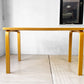 アルテック artek テーブル 80A TABLE 80A ダイニングテーブル デスク アルヴァ・アアルト ナチュラルラッカー 北欧 フィンランド ★