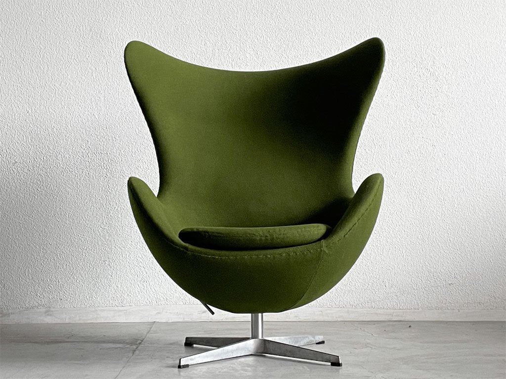 フリッツハンセン Fritz Hansen 3316 エッグチェア Egg Chair 張替済み アルネ・ヤコブセン 北欧家具 デンマーク ラウンジチェア 〓