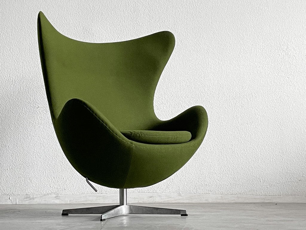 フリッツハンセン Fritz Hansen 3316 エッグチェア Egg Chair 張替済み アルネ・ヤコブセン 北欧家具 デンマーク ラウンジチェア 〓