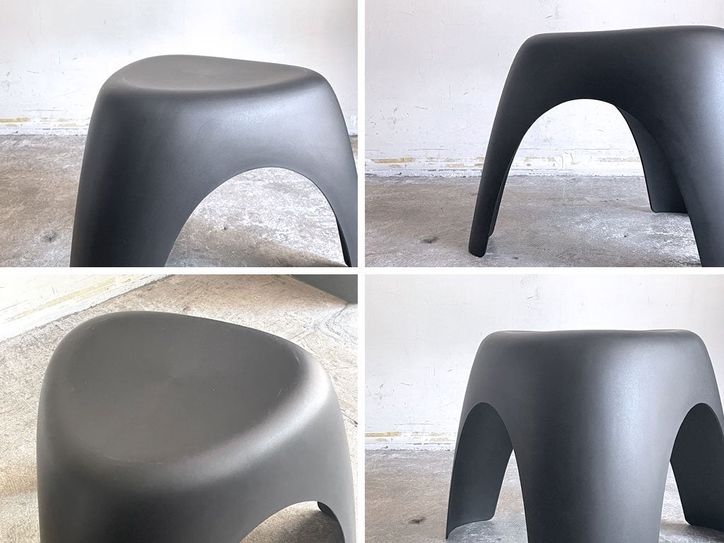 ヴィトラ Vitra エレファントスツール Elephant Stool ポリプロピレン製 ブラック 柳宗理 ミッドセンチュリー MoMA 永久収蔵品 ■