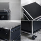 USMハラー USM Haller モジュラーファニチャー Modular Furniture ハラーシステム ロールボーイ デスクワゴン グラファイトブラック ■