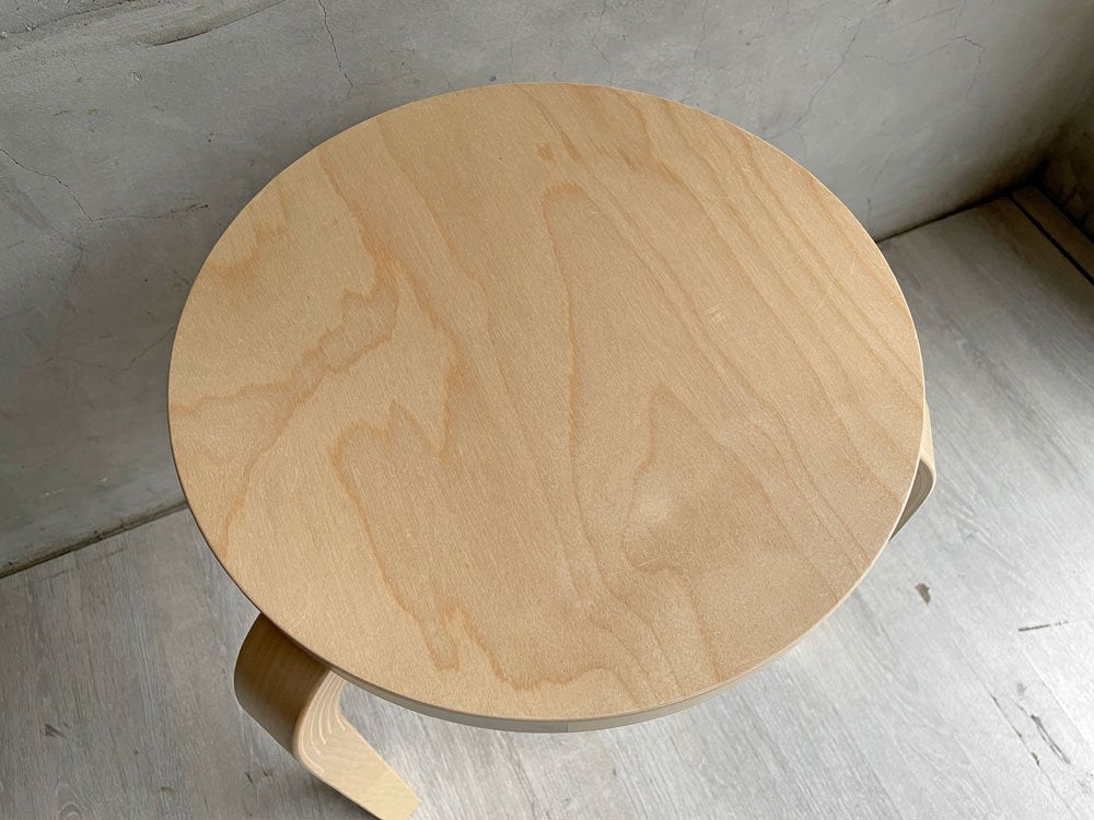 アルテック Artek スツール60 Stool60 3本脚 アルヴァ・アアルト バーチ材 フィンランド 北欧家具 ナチュラル  ♪