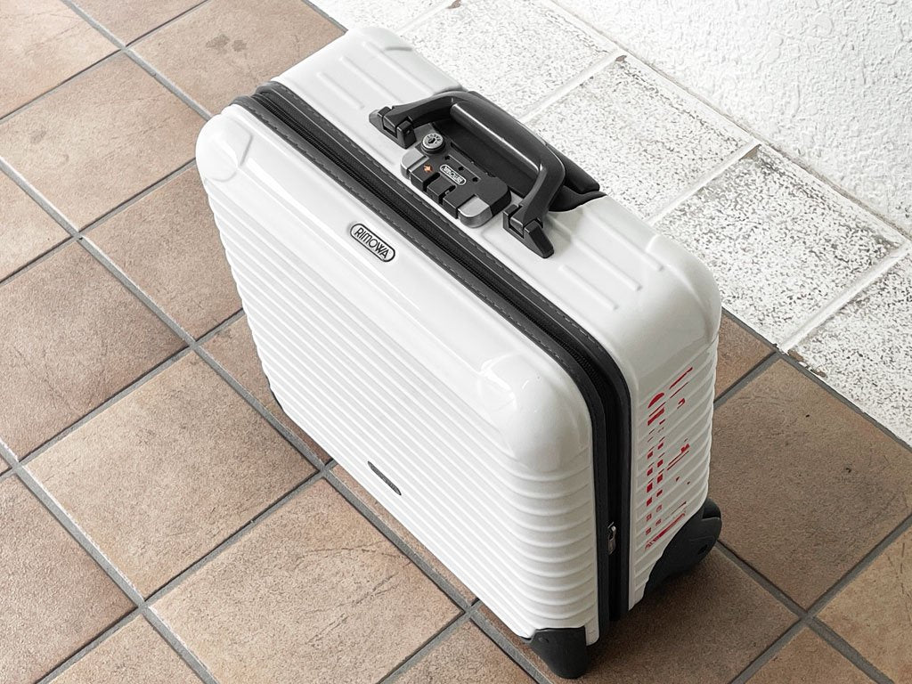 リモワ RIMOWA サルサ SALSA ビジネストロリー 23L 2輪 ホワイト キャリーケース スーツケース TSAロック 機内持ち込み可 ◇