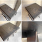 ビンテージ ドロップリーフテーブル バタフライテーブル ブラック 39～94cm 折り畳み式 ♪