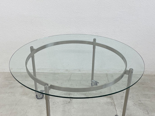 ドリアデ driade イト ITO ガラストップ ラウンド テーブル Glass top round table 130ｃｍ マルコ・ザヌーゾ Jr. イタリア 〓