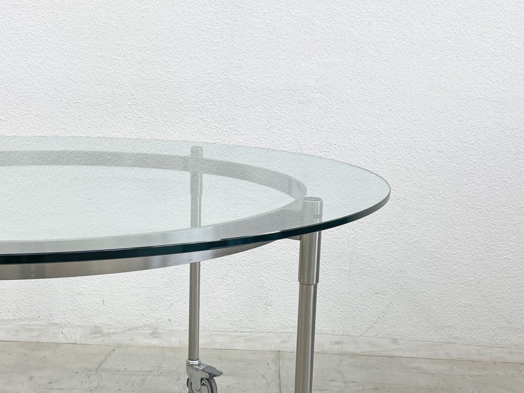 ドリアデ driade イト ITO ガラストップ ラウンド テーブル Glass top round table 130ｃｍ マルコ・ザヌーゾ Jr. イタリア 〓