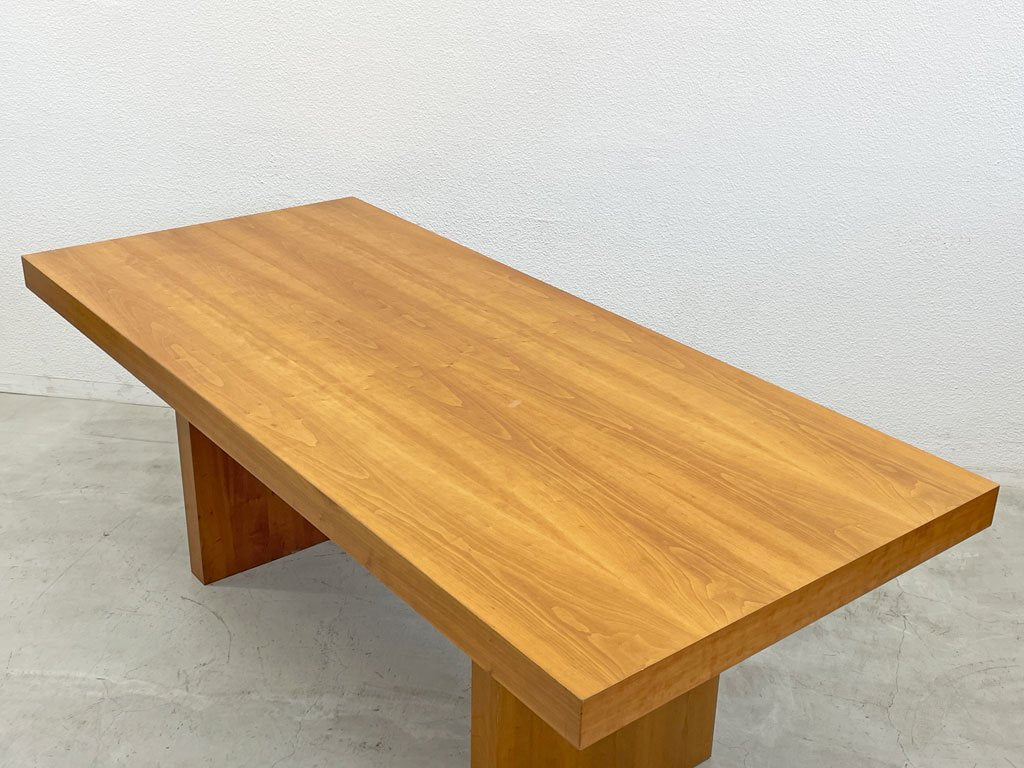 コンランショップ THE CONRAN SHOP ダイニングテーブル Dining Table チェリー材 200ｃｍ ナチュラル モダン 〓