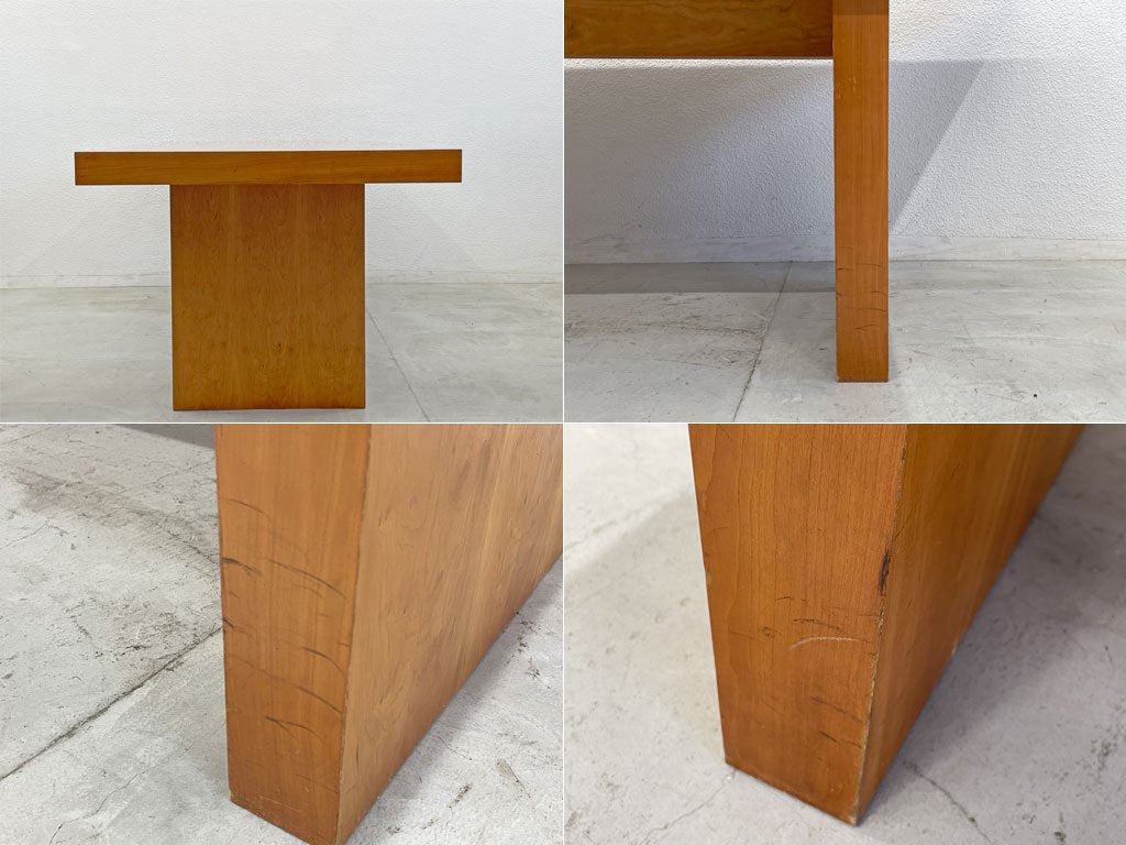 コンランショップ THE CONRAN SHOP ダイニングテーブル Dining Table チェリー材 200ｃｍ ナチュラル モダン 〓