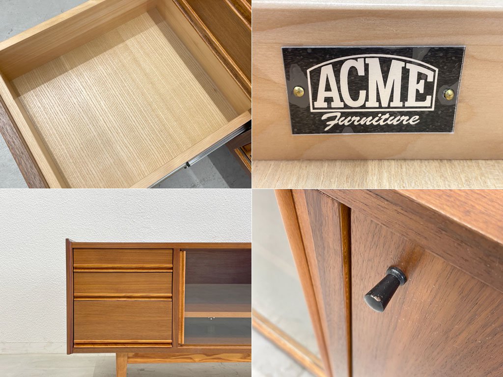 アクメファニチャー ACME Furniture トラッセル テレビボード TRESTLES TV BOARD AVボード 美品 参考186,340-〓