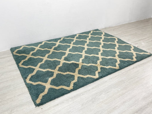 アクメファニチャー ACME Furniture ラインズC ラグマット LINES C RUG 200×140 cm ジオメトリックパターン ライトブルー 絨毯 幾何学模様 定価￥41,800- ●