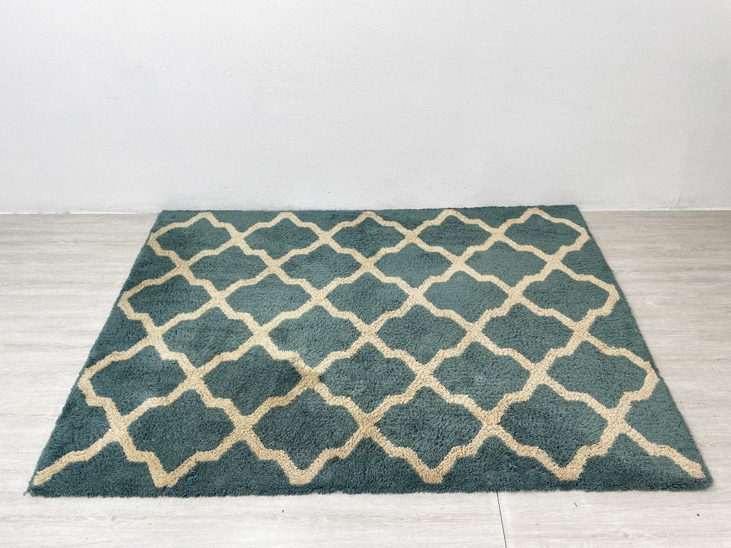 アクメファニチャー ACME Furniture ラインズC ラグマット LINES C RUG 200×140 cm ジオメトリックパターン ライトブルー 絨毯 幾何学模様 定価￥41,800- ●