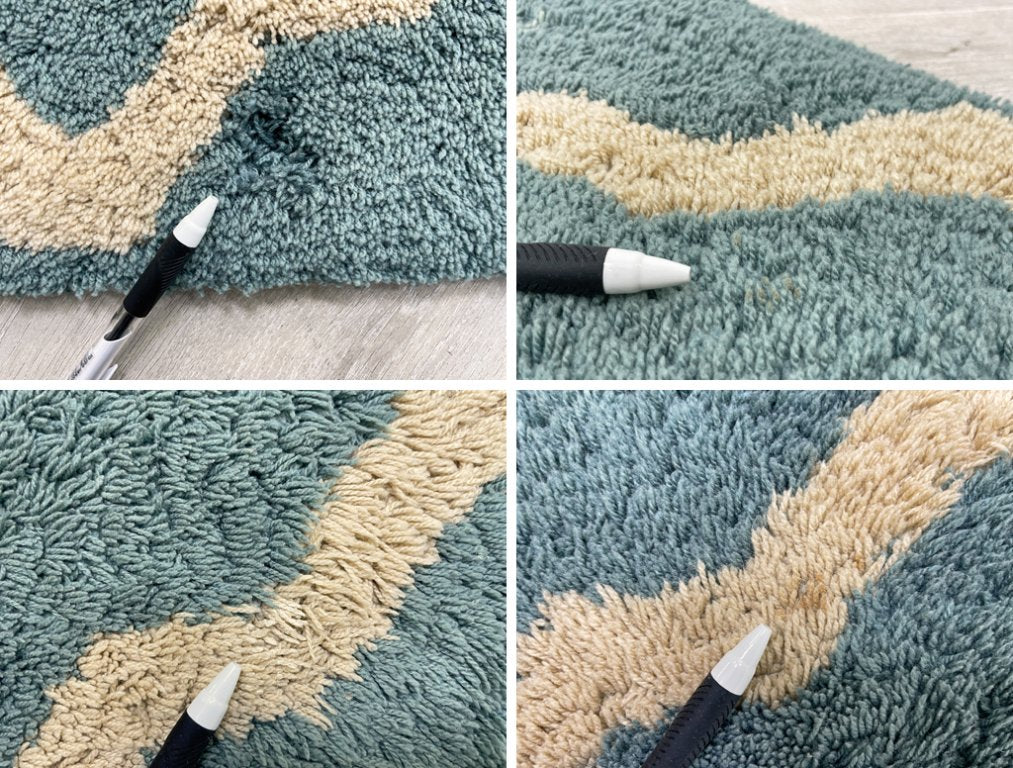 アクメファニチャー ACME Furniture ラインズC ラグマット LINES C RUG 200×140 cm ジオメトリックパターン ライトブルー 絨毯 幾何学模様 定価￥41,800- ●