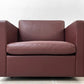 ノル Knoll チャールズフィスターコレクション Charles Pfister Collection 1Pソファ アームチェア フルレザー 本革 定価1,056,000円～ ●