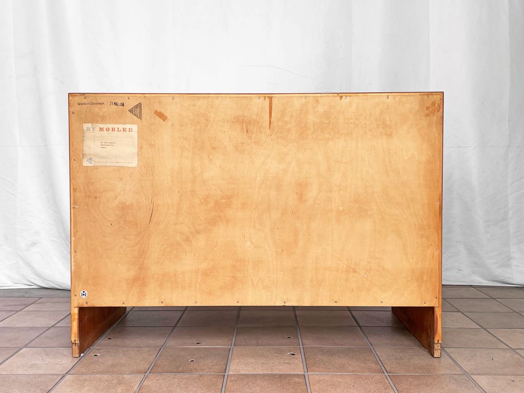 RY Mobler チェスト システムボード チーク材 ハンス・J・ウェグナー Hans J Wegner デンマーク 1960s 北欧ビンテージ ◇