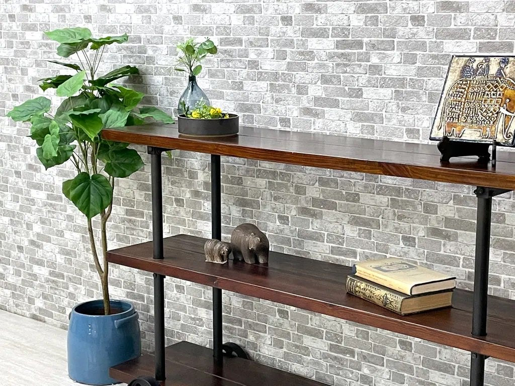 アクメ ファニチャー ACME furniture×ディーボディ d-Bodhi ギルド GUILD 3-TIER SHELF 3段オープンシェルフ 古材×鋳鉄 インダストリアル 希少廃番 ●