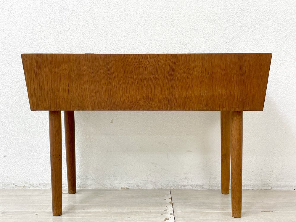 デンマークビンテージ Danish Vintage オーク材×タイル プランタースタンド フラワースタンド W65.5cm 北欧家具 ●