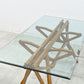ザノッタ zanotta レアーレ テーブル reale Table カルロ モリーノ Carlo Mollino チェリー材フレーム×ガラス天板 参考価格 797,000円 〓